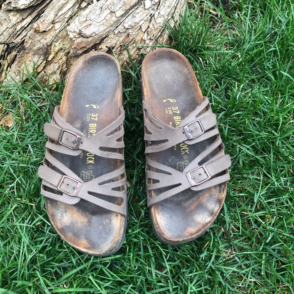 Mocha Birkenstock Granada sandals